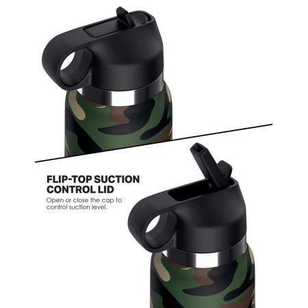 Masturbator męski Happy Camper – kamuflażowa obudowa imitująca butelkę, mechaniczny, długość 23,8 cm - 5