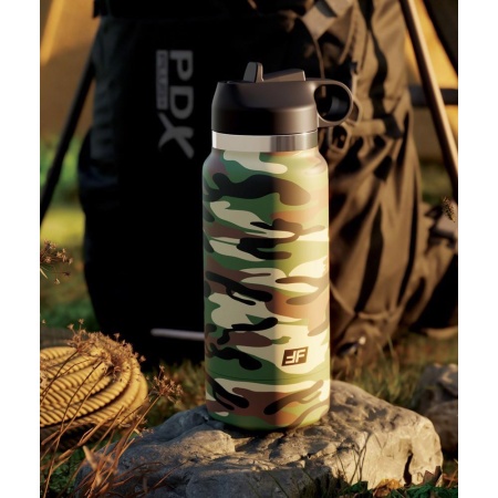 Masturbator męski Happy Camper – kamuflażowa obudowa imitująca butelkę, mechaniczny, długość 23,8 cm - 6