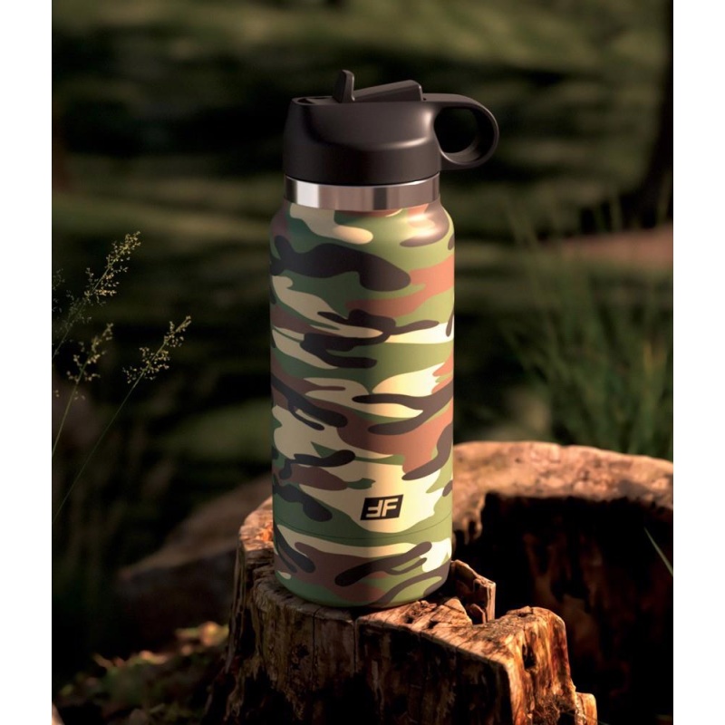 Masturbator męski Happy Camper – kamuflażowa obudowa imitująca butelkę, mechaniczny, długość 23,8 cm - 7