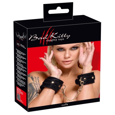 BK Handcuffs Velvet black - 1
