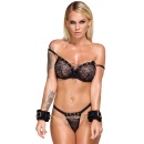 BK Handcuffs Velvet black - 4