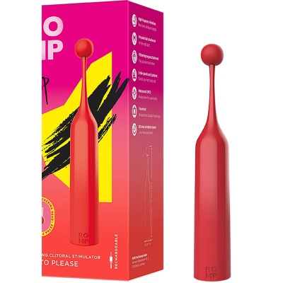 Stymulator łechtaczki Pop o wysokiej częstotliwości, z wymiennymi końcówkami – 14,3 cm - 1 2