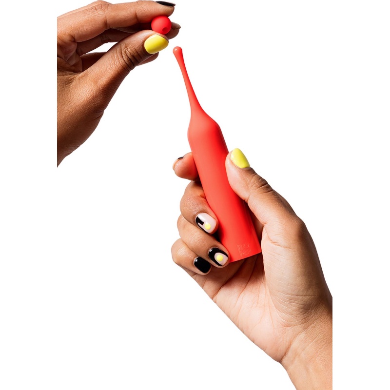 Stymulator łechtaczki Pop o wysokiej częstotliwości, z wymiennymi końcówkami – 14,3 cm - 7