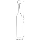 Stymulator łechtaczki Pop o wysokiej częstotliwości, z wymiennymi końcówkami – 14,3 cm - 9