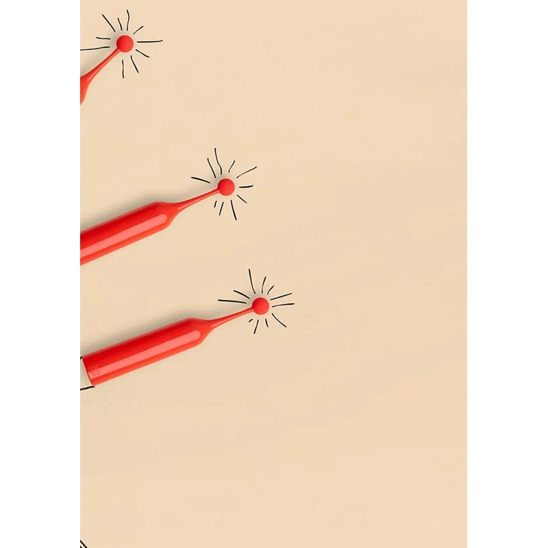 Stymulator łechtaczki Pop o wysokiej częstotliwości, z wymiennymi końcówkami – 14,3 cm - 16