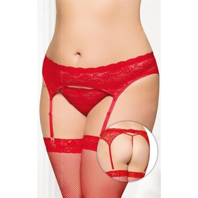 Garterbelt 3305 - Plus Size - red 3XL - 1