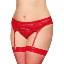 Garterbelt 3305 - Plus Size - red 3XL - 2