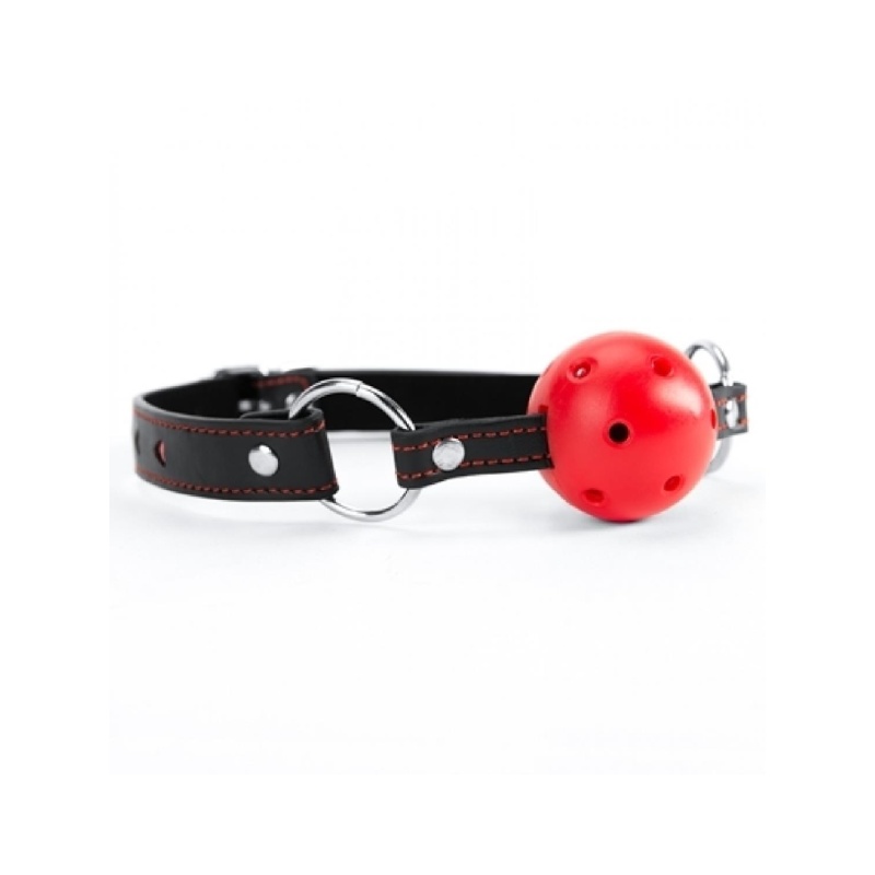 Red Heart Ball Gag - 3