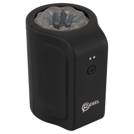 Masturbator Rebel Rotating z obrotowym wkładem TPE, 7 trybami obrotu i długością 12,2 cm - 2