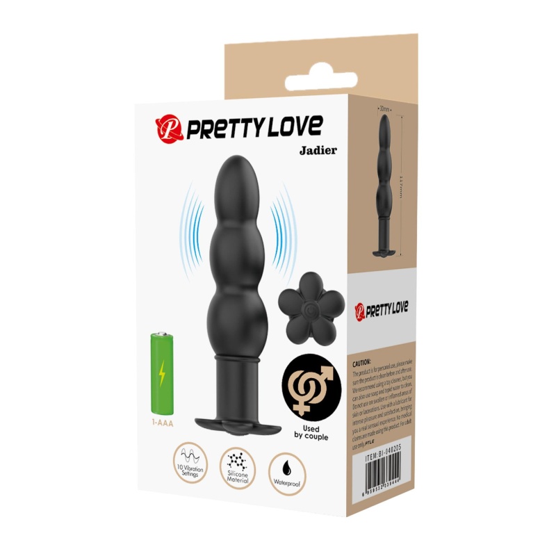 Wibrator analny Jadier z 10 trybami wibracji - 10