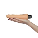 Wibrator Real Feel Cyberskin 20 cm x 4 cm kolor cielisty - 3