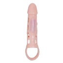 Rękaw na penisa Harrison z wibracją i pierścieniem na mosznę, 18 cm - 7