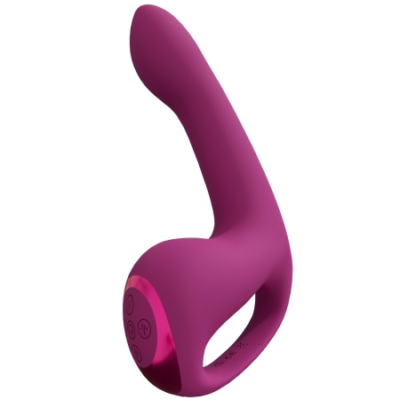 Riko - Rechargeable Triple Action Thumper with Advanced Finger Motion & Pulse Wave Stimulator - Pink - 1