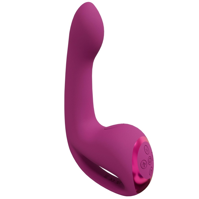 Riko - Rechargeable Triple Action Thumper with Advanced Finger Motion & Pulse Wave Stimulator - Pink - 6