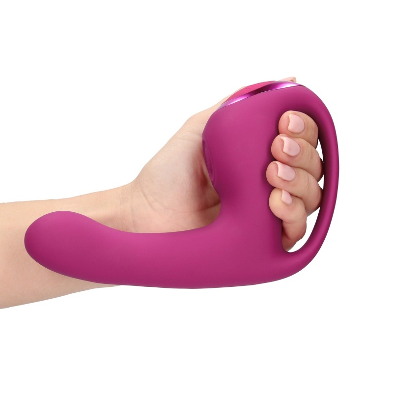 Riko - Rechargeable Triple Action Thumper with Advanced Finger Motion & Pulse Wave Stimulator - Pink - 11