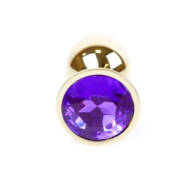 MyLove Toys - Jewellery Gold PLUG- Purple - 1 2