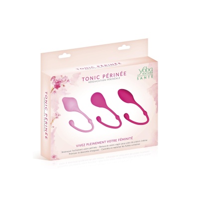 SET 3 STAGE KEGEL BALL PINK - 1 2