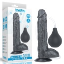 Dildo z wytryskiem Squirt Extreme 25,4 cm (10") – czarny - 1