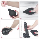 Dildo z wytryskiem Squirt Extreme 25,4 cm (10") – czarny - 10