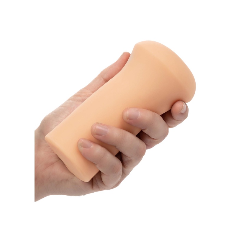 Masturbator ręczny Boundless Stroker z teksturowanym kanałem (14 cm) - 5