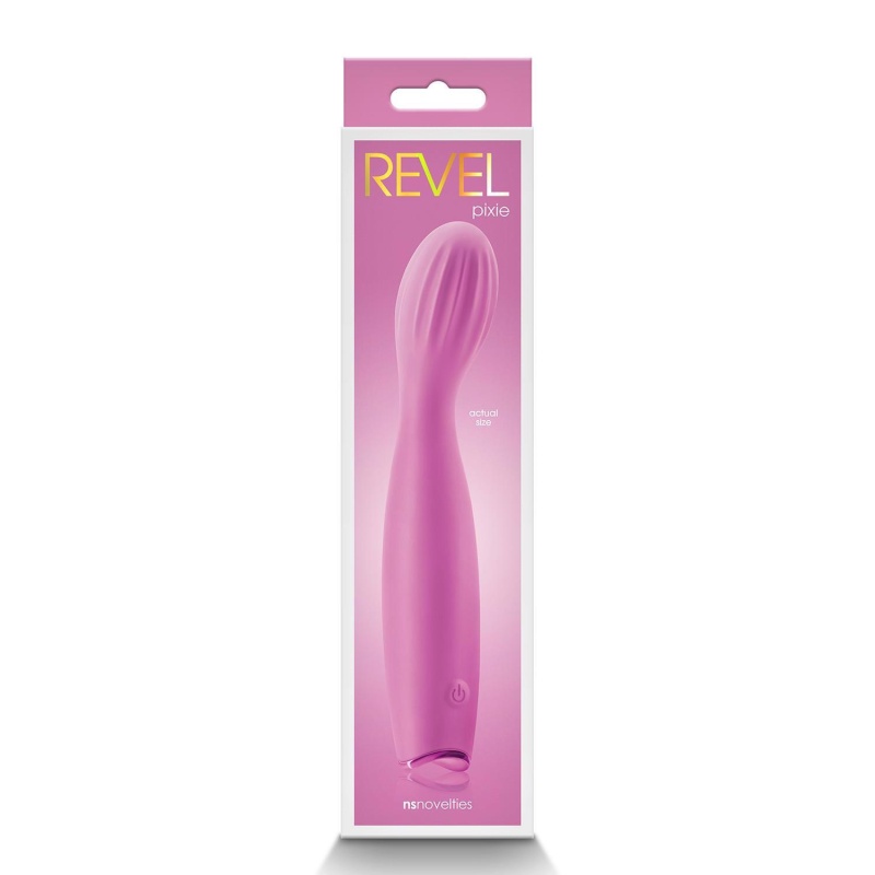 Wibrator punktu G PIXIE PINK - elastyczny, zakrzywiony, 17,3 cm - 1
