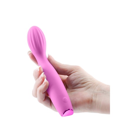 Wibrator punktu G PIXIE PINK - elastyczny, zakrzywiony, 17,3 cm - 3