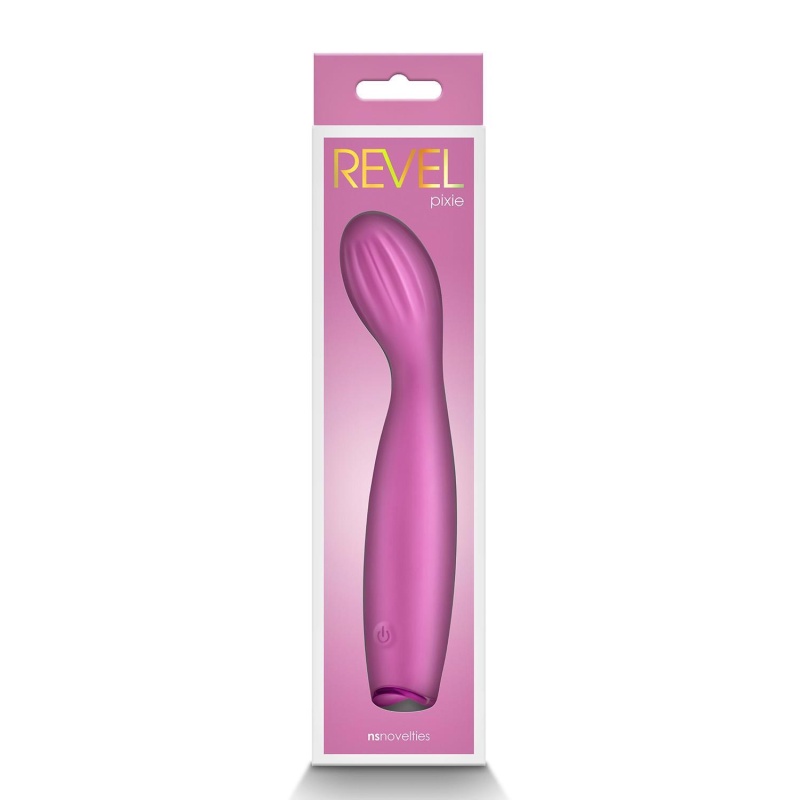 Wibrator punktu G PIXIE PINK - elastyczny, zakrzywiony, 17,3 cm - 4