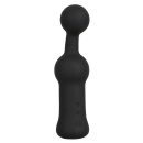 Wibrator do masażu prostaty Black Velvets z elastyczną kulkową końcówką 5 cm i 10 trybami wibracji, 18,9 cm - 2
