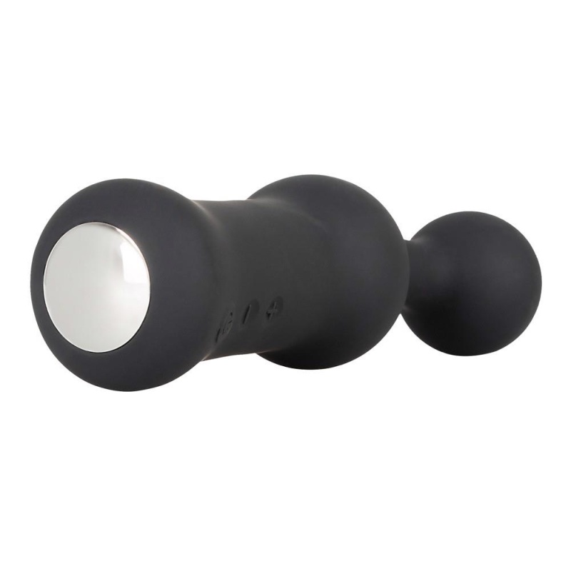 Wibrator do masażu prostaty Black Velvets z elastyczną kulkową końcówką 5 cm i 10 trybami wibracji, 18,9 cm - 4