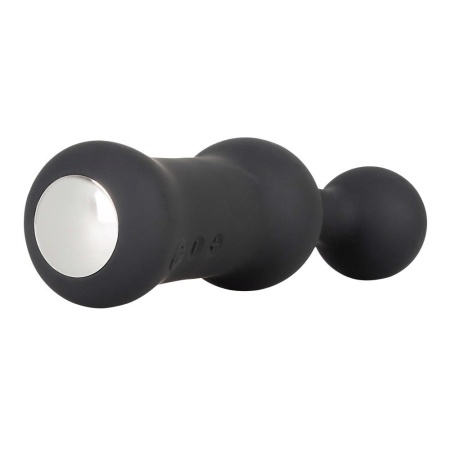 Wibrator do masażu prostaty Black Velvets z elastyczną kulkową końcówką 5 cm i 10 trybami wibracji, 18,9 cm - 4
