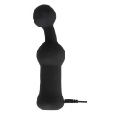 Wibrator do masażu prostaty Black Velvets z elastyczną kulkową końcówką 5 cm i 10 trybami wibracji, 18,9 cm - 7