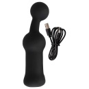 Wibrator do masażu prostaty Black Velvets z elastyczną kulkową końcówką 5 cm i 10 trybami wibracji, 18,9 cm - 8