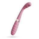 Wibrator podwójny Pixie Dual 20 cm, różowo-złoty - 4