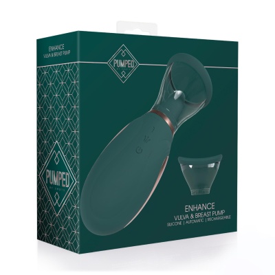 Enhance - Automatic - 13-Speed - Silicone - Rechargeable Vulva & Breast Pump - 1 2