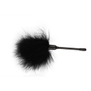 Pleasure Feather Tickler - Piórko do laskotania z bukietem włókien syntetycznych i uchwytem PVC, 21 cm - 3