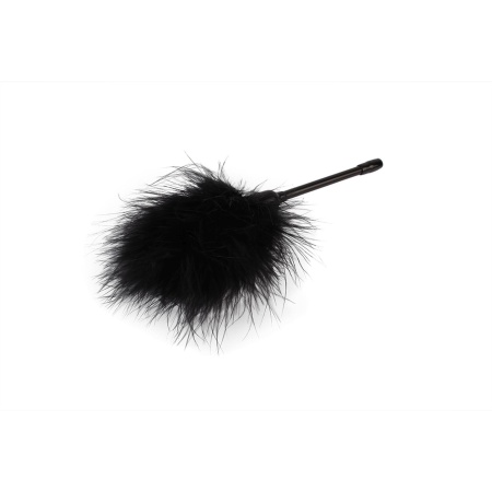 Pleasure Feather Tickler - Piórko do laskotania z bukietem włókien syntetycznych i uchwytem PVC, 21 cm - 4