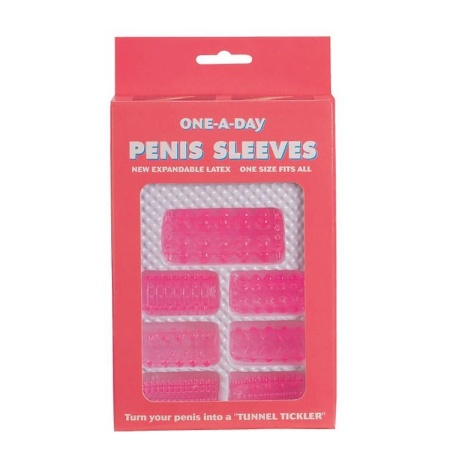ONE-A-DAY PENIS SLEEVES PINK - 1