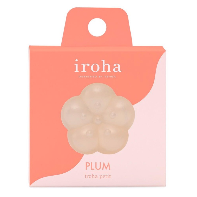 Iroha petit PLUM – jednorazowy stymulator łechtaczki z hydrożelem na bazie 98% wody, 53 × 53 × 36 mm, 35 g, bez zasilania - 1