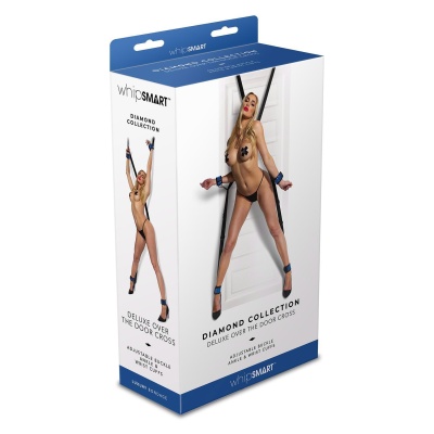WHIPSMART DIAMOND OVER THE DOOR CROSS BLUE - 1