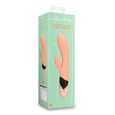 Ultra Soft Silicone Rabbit Vibrator - 1 2