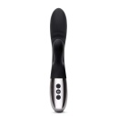 Wibrator króliczkowy Blend Black z podwójnym silnikiem i elastyczną szyjką, 20,2 cm - 4