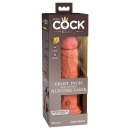 Dildo King Cock Elite 8'' Dual Density – silikonowy, z przyssawką, 22 cm - 1
