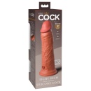 Dildo King Cock Elite 8'' Dual Density – silikonowy, z przyssawką, 22 cm - 6