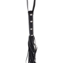 Long Studded Flogger Whip Black - 3