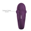 Wibrator jajeczko Klay z funkcją pchania i wibracji - 9,6 cm - 6