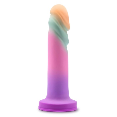 Dildo silikonowe Avant Sunrise Gaze Sherbet 19 cm - ręcznie rzeźbiony trzon z przyssawką - 1 2