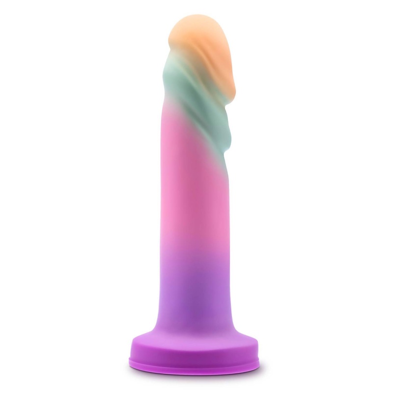 Dildo silikonowe Avant Sunrise Gaze Sherbet 19 cm - ręcznie rzeźbiony trzon z przyssawką - 2
