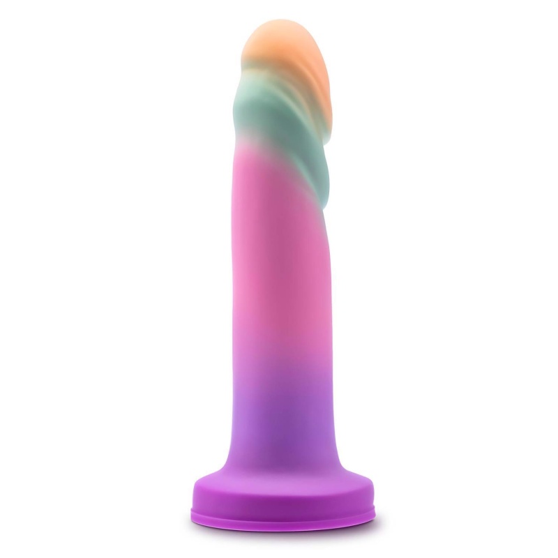 Dildo silikonowe Avant Sunrise Gaze Sherbet 19 cm - ręcznie rzeźbiony trzon z przyssawką - 3