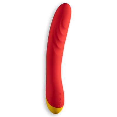 Wibrator punktu G Hype z zakrzywioną silikonową końcówką, 17,5 cm - 1