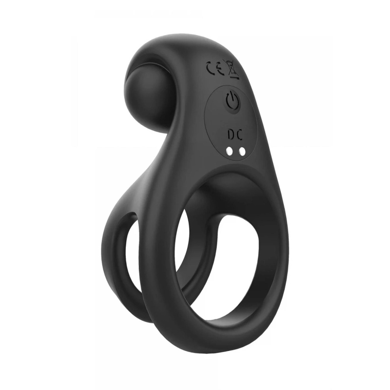 Wibrujący pierścień dla par TOYJOY Aladin Ultimate z 10 trybami, 10 cm - 3